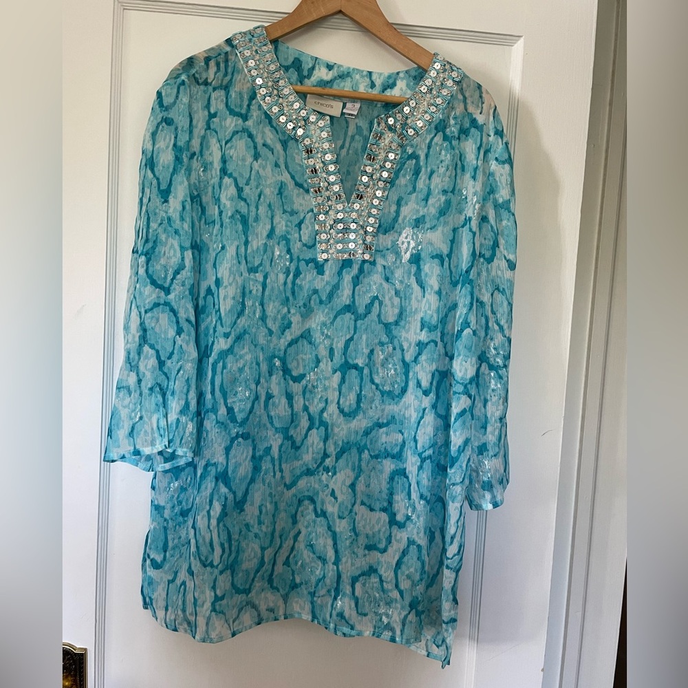 Coastal Grandma beachy tunic